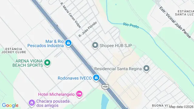 Mapa do bairro Centro Industrial Pascutti, São José do Rio Preto - SP