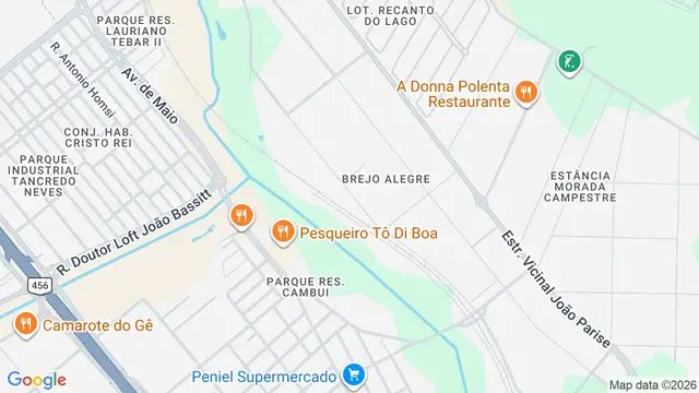 Mapa do bairro Chácara Jockey Club (Zona Rural), São José do Rio Preto - SP
