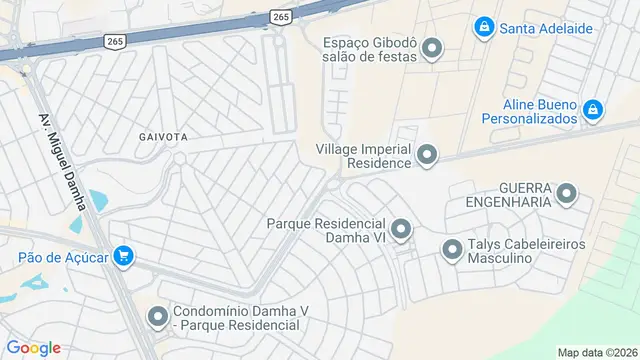 Mapa do bairro Condomínio Nossa Senhora de Lourdes (Zona Rural), São José do Rio Preto - SP