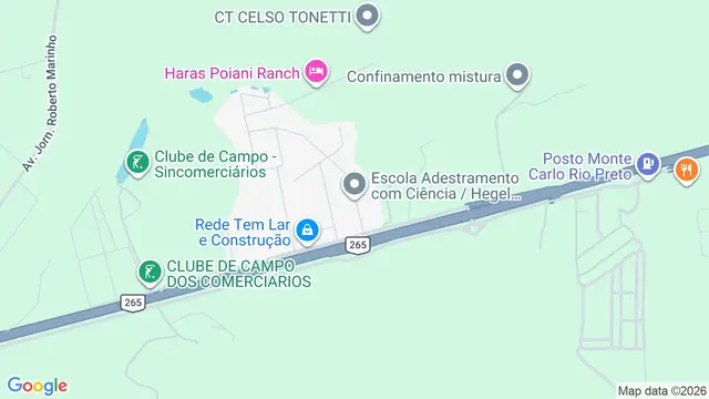 Mapa do bairro Condomínio São João II (Zona Rural), São José do Rio Preto - SP