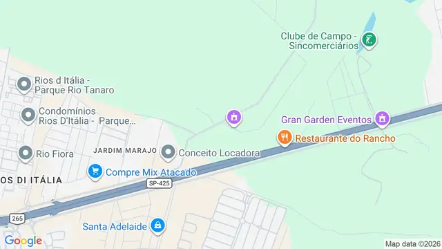 Mapa do bairro Estância Chácara Gramado (Zona Rural), São José do Rio Preto - SP