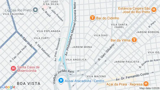 Mapa do bairro Estância Chácara Primavera (Zona Rural), São José do Rio Preto - SP