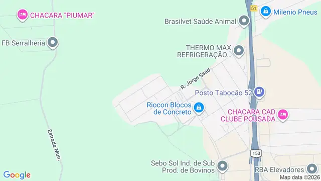Mapa do bairro Estância Chácara Santo Antônio (Zona Rural), São José do Rio Preto - SP