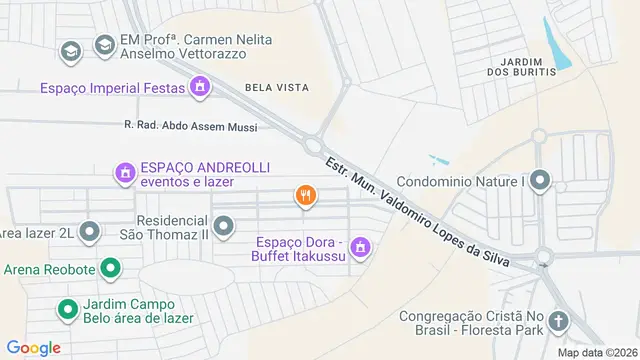 Mapa do bairro Estância Nossa Senhora Aparecida (Zona Rural), São José do Rio Preto - SP