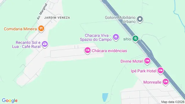Mapa do bairro Estância Nova Veneza (Zona Rural), São José do Rio Preto - SP