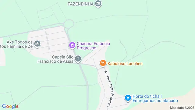 Mapa do bairro Estância Pousada dos Pássaros (Zona Rural), São José do Rio Preto - SP