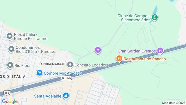 Mapa do bairro Estância Primavera (Zona Rural), São José do Rio Preto - SP