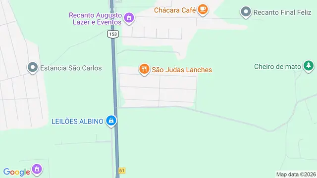 Mapa do bairro Estância São Judas Tadeu (Zona Rural), São José do Rio Preto - SP