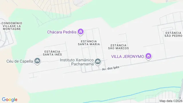 Mapa do bairro Estância São Pedro II (Zona Rural), São José do Rio Preto - SP