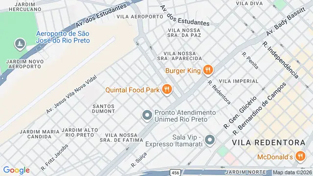 Mapa do bairro Estância Todos os Santos (Zona Rural), São José do Rio Preto - SP