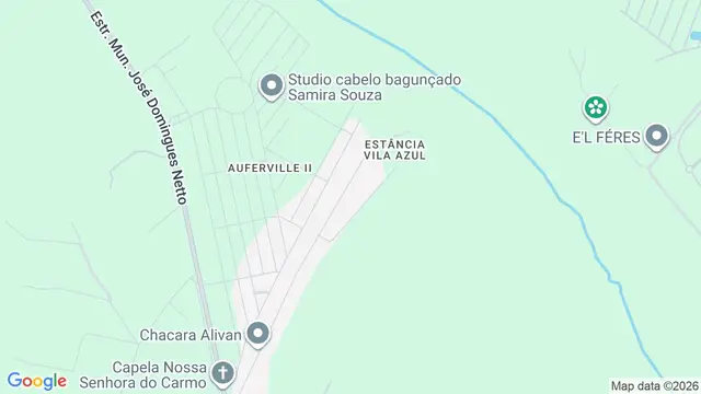 Mapa do bairro Estância Vila Azul (Zona Rural), São José do Rio Preto - SP