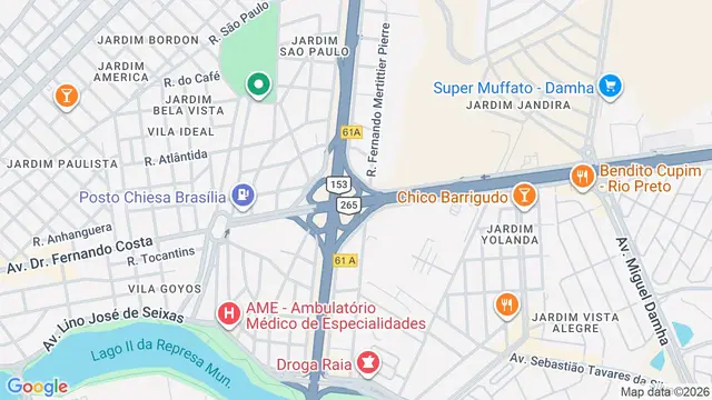 Mapa do bairro Fazenda Monte Alto (Zona Rural), São José do Rio Preto - SP