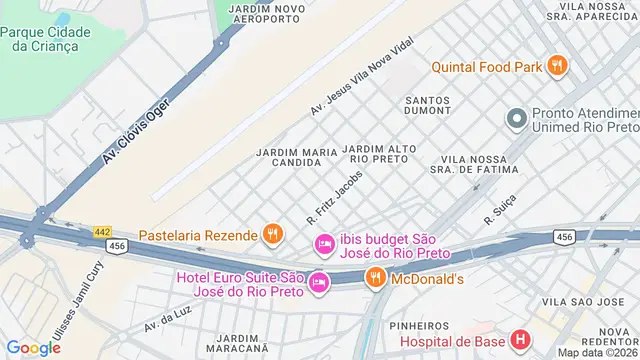 Mapa do bairro Jardim Alto Rio Preto, São José do Rio Preto - SP