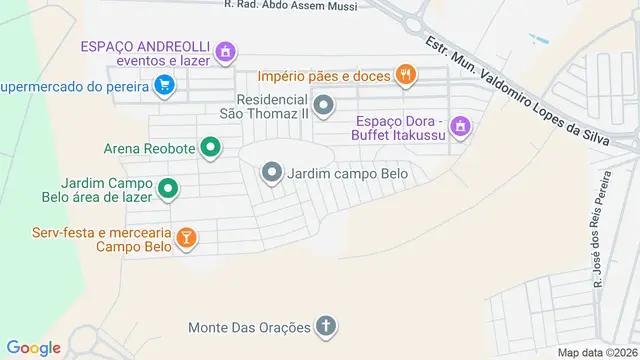 Mapa do bairro Jardim Campo Belo, São José do Rio Preto - SP