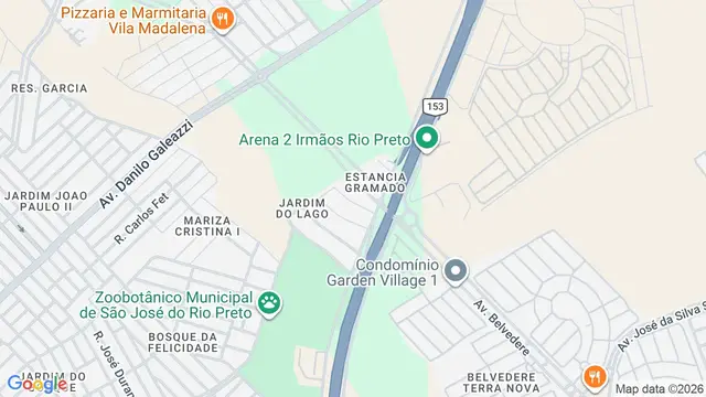 Mapa do bairro Jardim do Lago, São José do Rio Preto - SP
