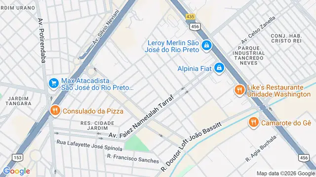 Mapa do bairro Jardim São Marco, São José do Rio Preto - SP