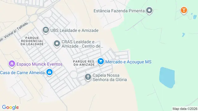 Mapa do bairro Loteamento Parque Residencial da Amizade, São José do Rio Preto - SP