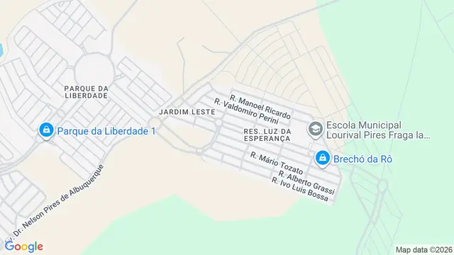 Mapa do bairro Loteamento Residencial Luz da Esperança, São José do Rio Preto - SP