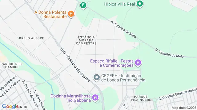 Mapa do bairro Morada Campestre, São José do Rio Preto - SP