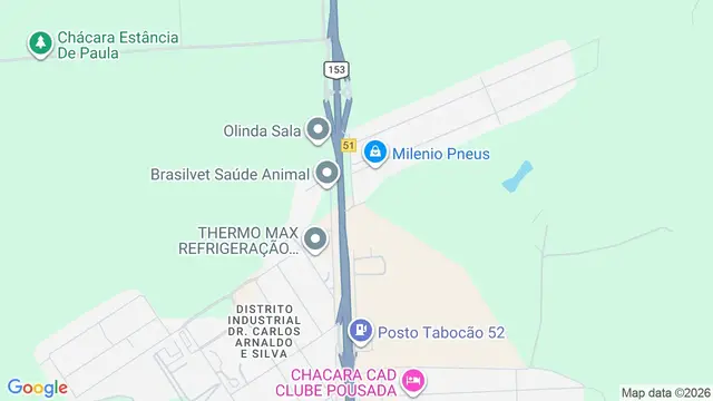 Mapa do bairro Núcleo Habitacional Pica-pau amarelo, São José do Rio Preto - SP
