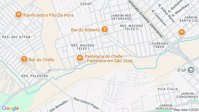 Mapa do bairro Parque do Sol, São José do Rio Preto - SP
