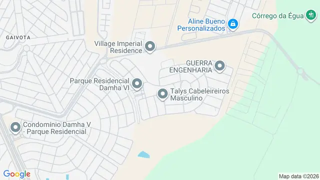 Mapa do bairro Parque Residencial Damha VI, São José do Rio Preto - SP