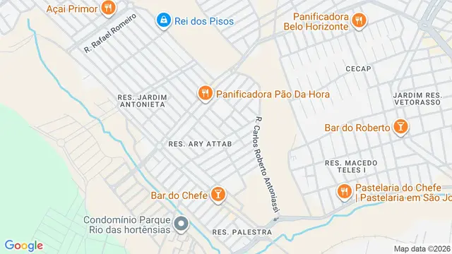 Mapa do bairro Parque Residencial J. Macedo, São José do Rio Preto - SP