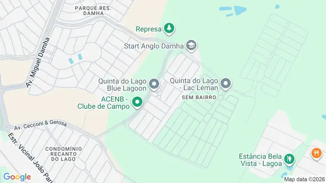 Mapa do bairro Quinta do Lago Residence, São José do Rio Preto - SP