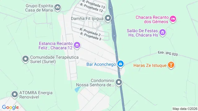 Mapa do bairro Residencial Bela Vista I (Zona Rural), São José do Rio Preto - SP