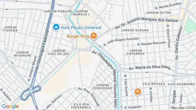 Mapa do bairro Residencial Cavalari (Zona Rural), São José do Rio Preto - SP