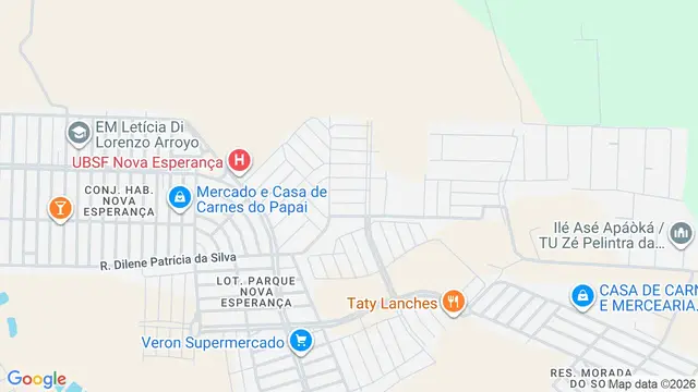 Mapa do bairro Residencial Cidade Alta, São José do Rio Preto - SP
