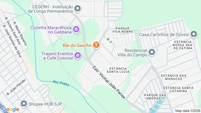 Mapa do bairro Residencial Helena, São José do Rio Preto - SP - Rua I