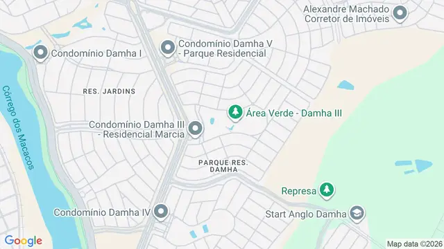 Mapa do bairro Residencial Marcia, São José do Rio Preto - SP
