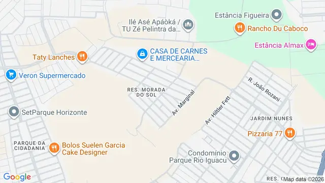Mapa do bairro Residencial Morada do Sol, São José do Rio Preto - SP