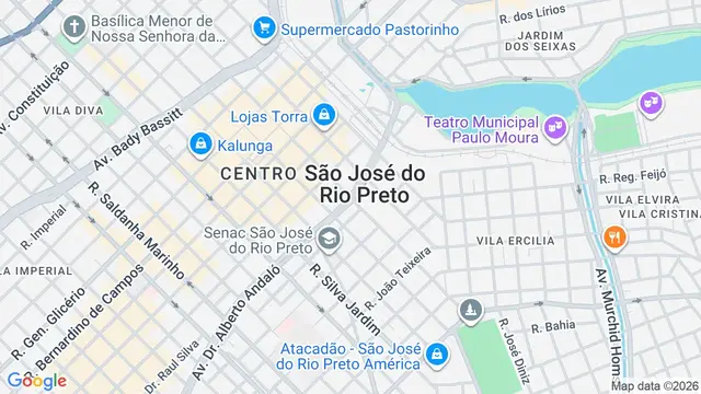Mapa do bairro Residencial Portal do Sul, São José do Rio Preto - SP