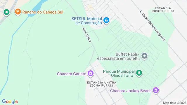 Mapa do bairro Residencial Unitra, São José do Rio Preto - SP