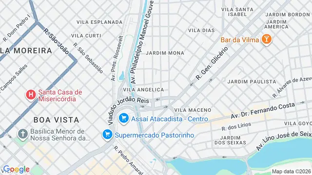 Mapa do bairro Vila Angélica, São José do Rio Preto - SP