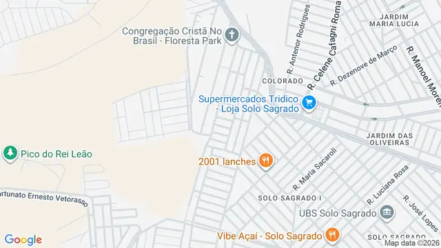 Mapa do bairro Vila Mafalda II, São José do Rio Preto - SP