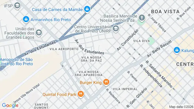 Mapa do bairro Vila Nossa Senhora da Paz, São José do Rio Preto - SP
