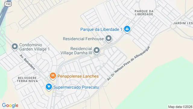 Mapa do bairro Village Damha Rio Preto III, São José do Rio Preto - SP