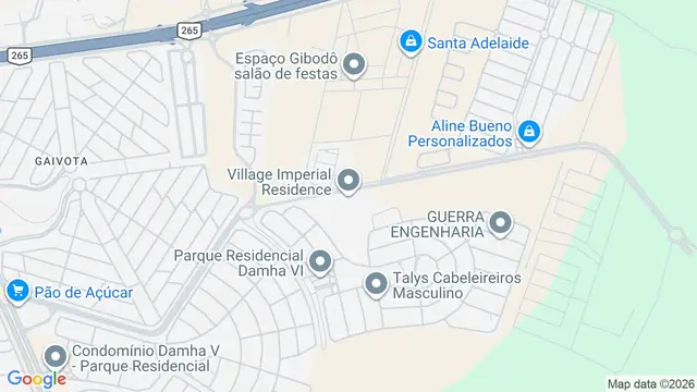 Mapa do bairro Village Imperial Residence, São José do Rio Preto - SP