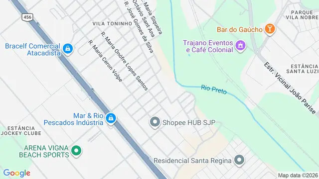 Mapa do bairro Village Normand, São José do Rio Preto - SP - Rua Jacira Lopes